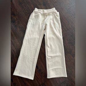 AMO Cream Wide Leg Pants